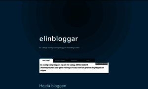 Elinbloggar.webblogg.se thumbnail