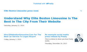 Elite-boston-limousine.prezly.com thumbnail