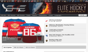 Elitehockeysim.com thumbnail