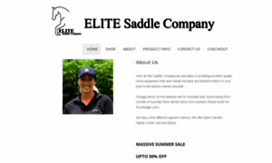 Elitesaddlecompany.com thumbnail