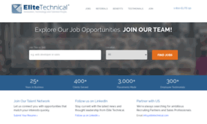 Elitetechnicaljobs.com thumbnail