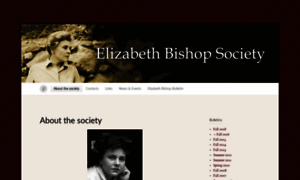 Elizabethbishopsociety.org thumbnail