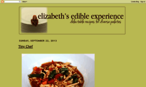 Elizabethsedibleexperience.blogspot.com thumbnail