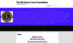 Elkgrovelionsfoundation.org thumbnail