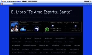 Ellibrodelespiritusanto.blogspot.com thumbnail