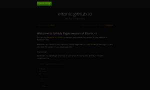 Eltonic.co.uk thumbnail