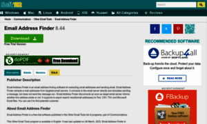 Email-address-finder.soft112.com thumbnail