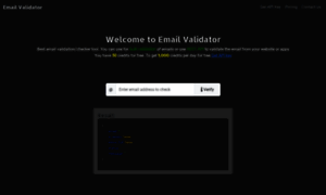 Email-validator.com thumbnail