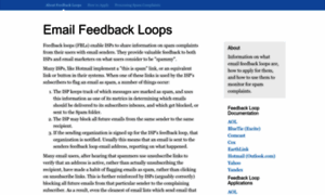 Emailfeedbackloops.com thumbnail