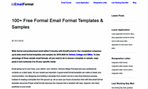 Emailformat.in thumbnail