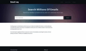 Emaillog.org thumbnail