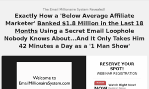 Emailmillionairesystem.com thumbnail