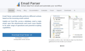 Emailparser2database.com thumbnail