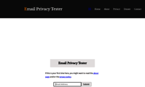 Emailprivacytester.com thumbnail