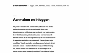 Emailsaanmaken.nl thumbnail