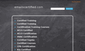Emailscertified.com thumbnail