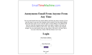 Emailtimemachine.com thumbnail