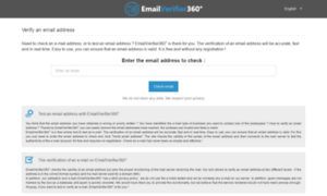 Emailverifier360.com thumbnail