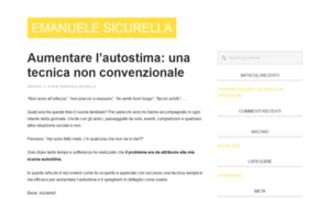 Emanuelesicurella.it thumbnail