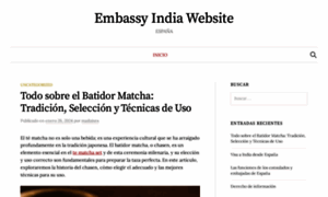 Embassyindia.es thumbnail