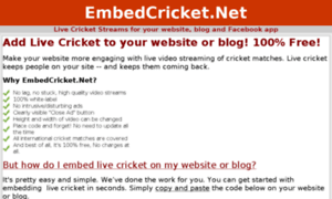 Embedcricket.com thumbnail