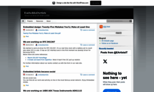 Embeddedartists.wordpress.com thumbnail
