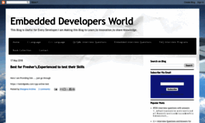 Embeddedworlddevelopers.blogspot.com thumbnail