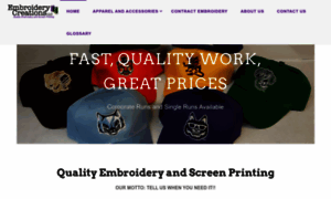 Embroiderycreationsllc.com thumbnail