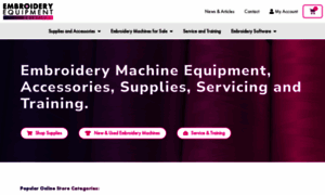 Embroideryequipmentsolutions.com.au thumbnail