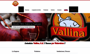 Embutidosvallina.com thumbnail