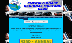 Emeraldcoastregionalmustangclub.com thumbnail