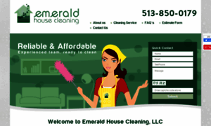 Emeraldhousecleaning.com thumbnail