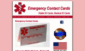 Emergency-contact-cards.com thumbnail
