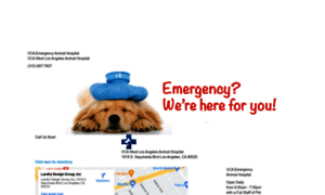 Emergency.vcahospitals.com thumbnail