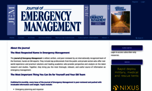 Emergencymanagementjournal.com thumbnail