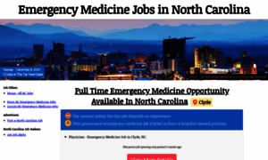 Emergencymedicinejobsnc.com thumbnail