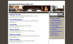 Emergencyplumberlocator.com thumbnail