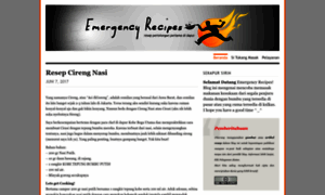 Emergencyrecipes.wordpress.com thumbnail