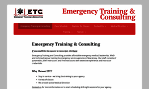 Emergencytraining.net thumbnail