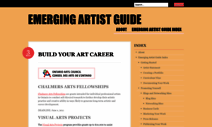 Emergingartistguide.wordpress.com thumbnail