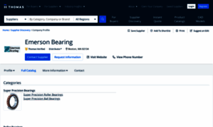 Emersonbearing.thomasnet.com thumbnail