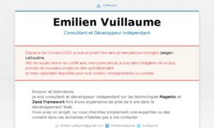 Emilienvuillaume.fr thumbnail