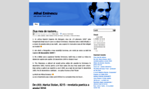 Eminescu.wordpress.com thumbnail