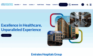 Emirateshospitals.ae thumbnail