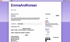 Emmaandkorean.blogspot.is thumbnail
