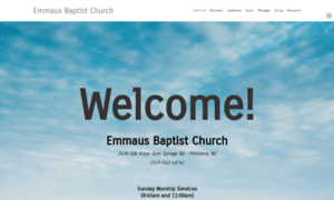 Emmausbaptchurch.org thumbnail