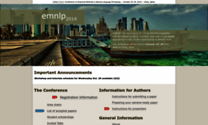 Emnlp2014.org thumbnail