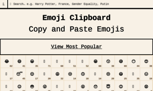 Emojiclipboard.com thumbnail