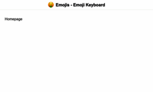 Emojikeyboardextension.com thumbnail