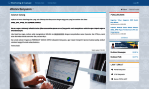 Emonev.banyuasinkab.go.id thumbnail